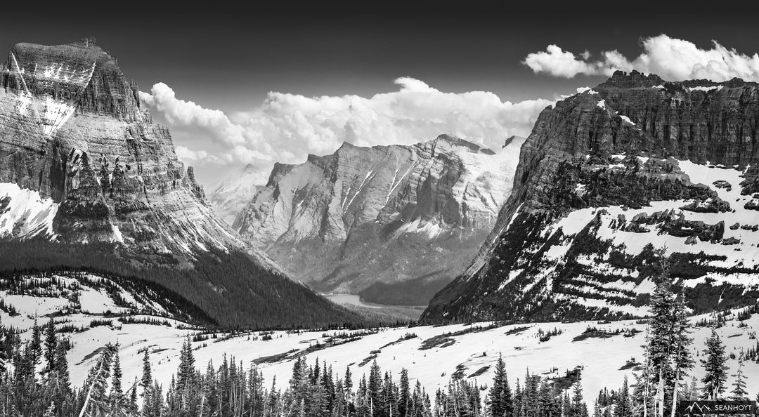 Logan Pass View within Glacier National Park